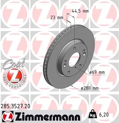 Piduriketas ZIMMERMANN 285.3527.20