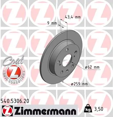 Piduriketas ZIMMERMANN 540.5306.20