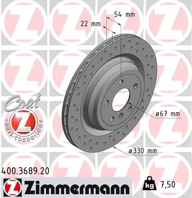 Piduriketas ZIMMERMANN 400.3689.20