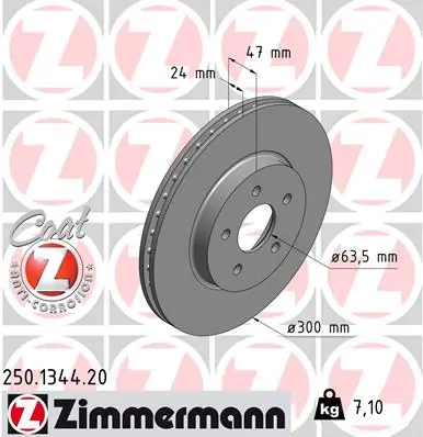 Piduriketas ZIMMERMANN 250.1344.20