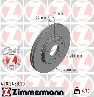 Piduriketas ZIMMERMANN 470.2433.20