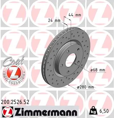 Piduriketas ZIMMERMANN 200.2526.52