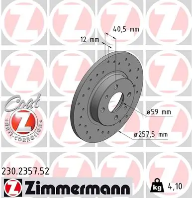 Piduriketas ZIMMERMANN 230.2357.52