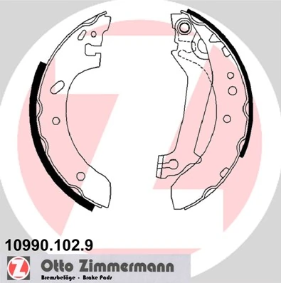 Piduriklotside komplekt ZIMMERMANN 10990.102.9