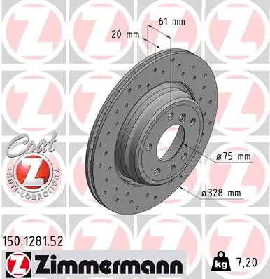 Piduriketas ZIMMERMANN 150.1281.52