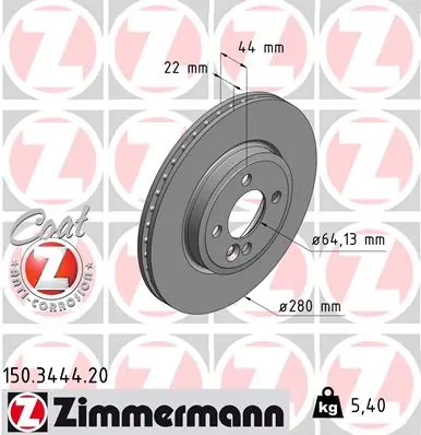 Piduriketas ZIMMERMANN 150.3444.20