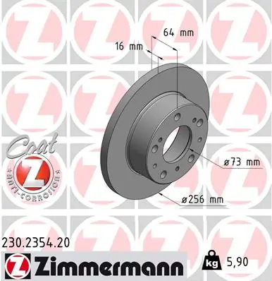 Piduriketas ZIMMERMANN 230.2354.20