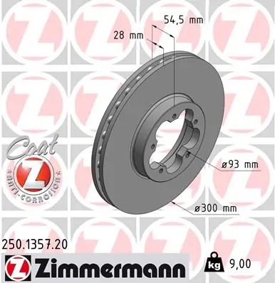 Piduriketas ZIMMERMANN 250.1357.20