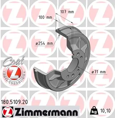 Piduritrummel ZIMMERMANN 180.5109.20