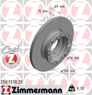 Piduriketas ZIMMERMANN 250.1370.20