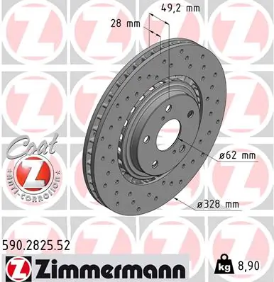 Piduriketas ZIMMERMANN 590.2825.52