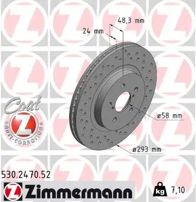 Piduriketas ZIMMERMANN 530.2470.52