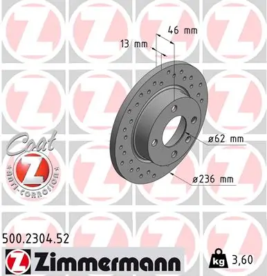 Piduriketas ZIMMERMANN 500.2304.52