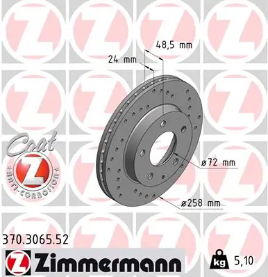 Piduriketas ZIMMERMANN 370.3065.52