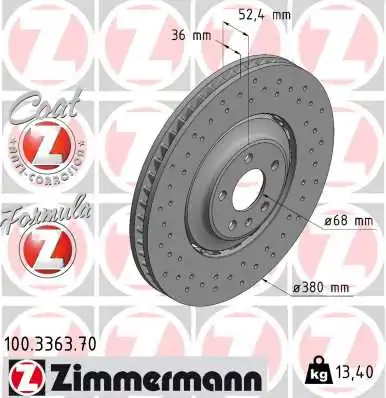 Piduriketas ZIMMERMANN 100.3363.70