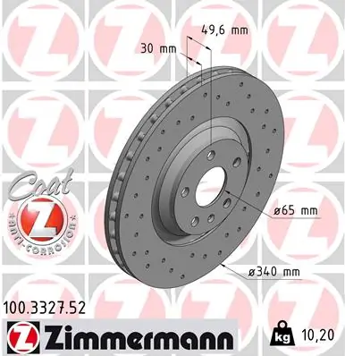 Piduriketas ZIMMERMANN 100.3327.52