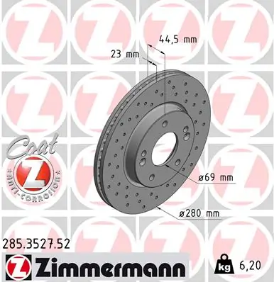 Piduriketas ZIMMERMANN 285.3527.52