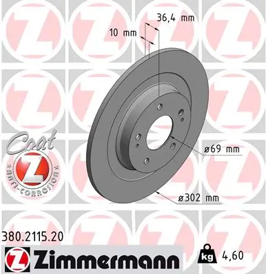 Piduriketas ZIMMERMANN 380.2115.20