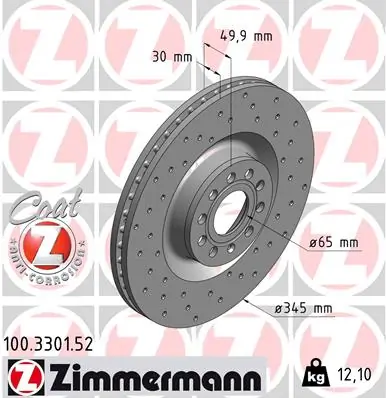 Piduriketas ZIMMERMANN 100.3301.52