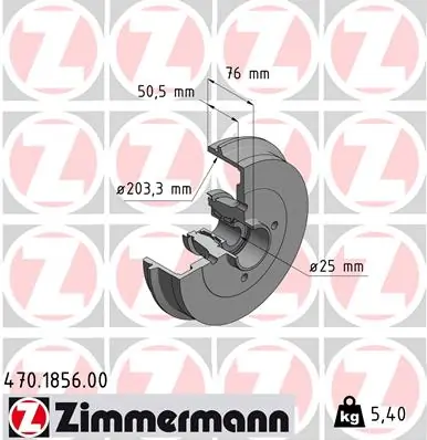 Piduritrummel ZIMMERMANN 470.1856.00