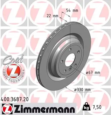 Piduriketas ZIMMERMANN 400.3687.20