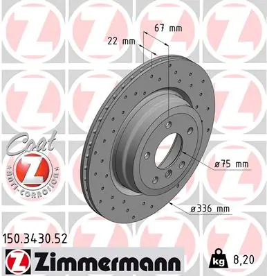 Piduriketas ZIMMERMANN 150.3430.52