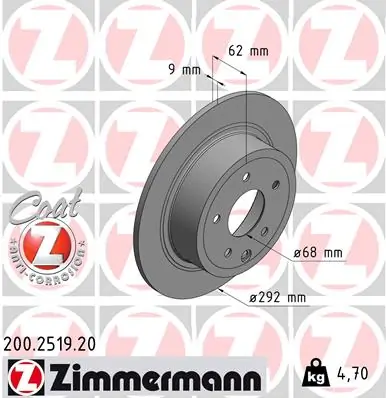 Piduriketas ZIMMERMANN 200.2519.20