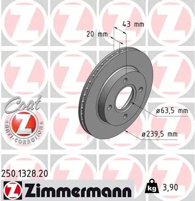 Piduriketas ZIMMERMANN 250.1328.20