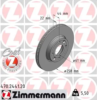 Piduriketas ZIMMERMANN 470.2441.20