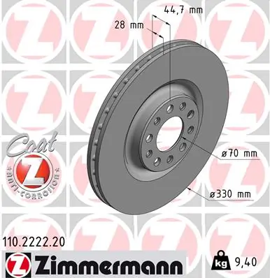 Piduriketas ZIMMERMANN 110.2222.20