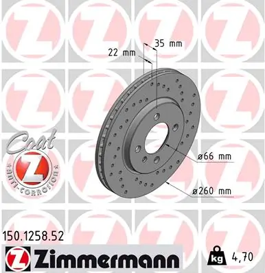 Piduriketas ZIMMERMANN 150.1258.52