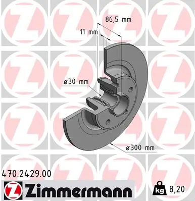 Piduriketas ZIMMERMANN 470.2429.00
