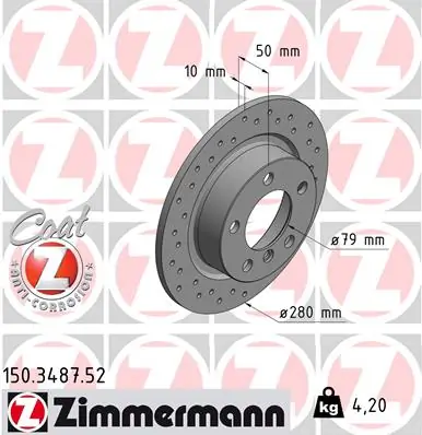 Piduriketas ZIMMERMANN 150.3487.52