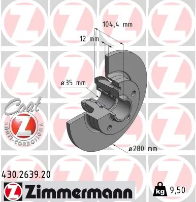 Piduriketas ZIMMERMANN 430.2639.20