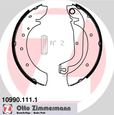 Piduriklotside komplekt ZIMMERMANN 10990.111.1