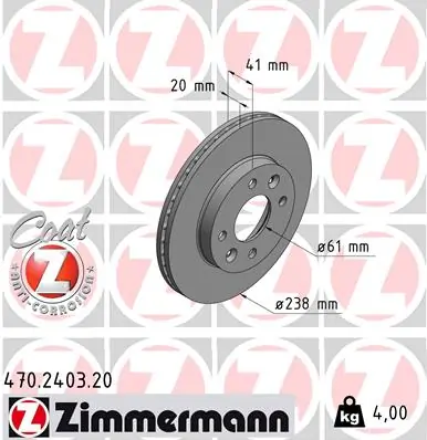Piduriketas ZIMMERMANN 470.2403.20