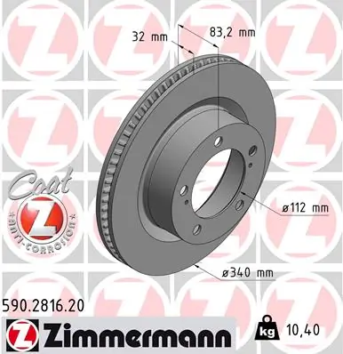Piduriketas ZIMMERMANN 590.2816.20