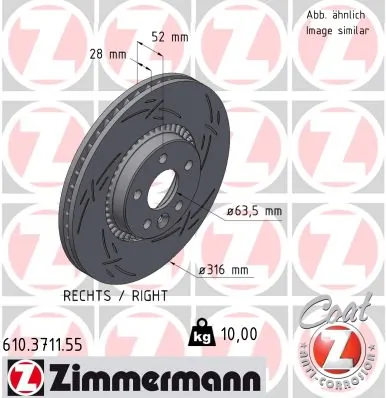 Piduriketas ZIMMERMANN 610.3711.55