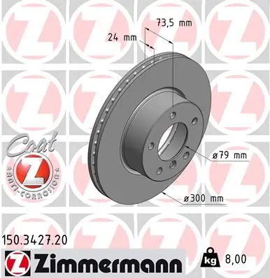 Piduriketas ZIMMERMANN 150.3427.20