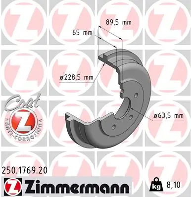 Piduritrummel ZIMMERMANN 250.1769.20