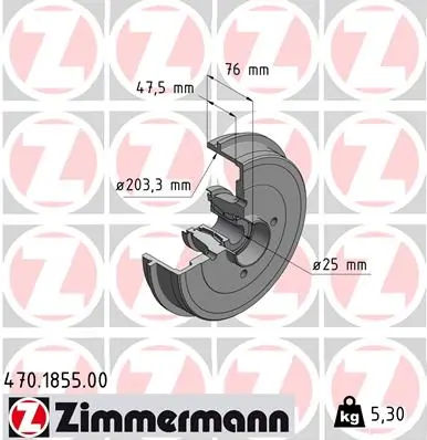 Piduritrummel ZIMMERMANN 470.1855.00