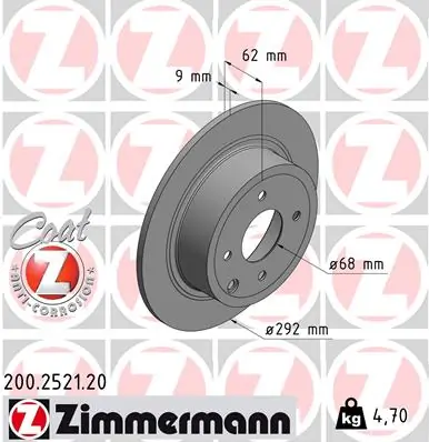 Piduriketas ZIMMERMANN 200.2521.20