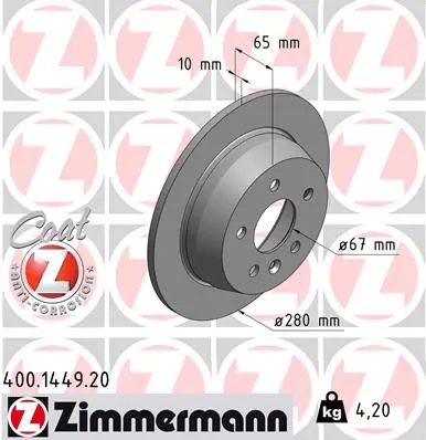 Piduriketas ZIMMERMANN 400.1449.20