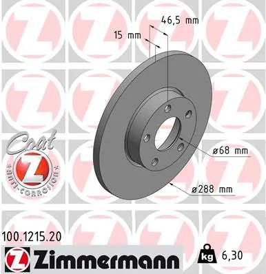 Piduriketas ZIMMERMANN 100.1215.20