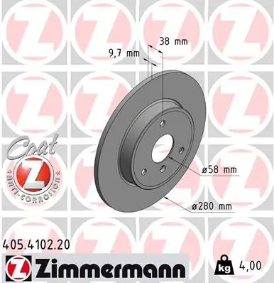 Piduriketas ZIMMERMANN 405.4102.20