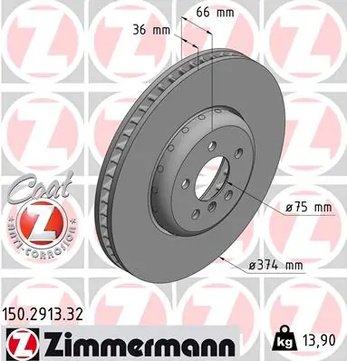 Piduriketas ZIMMERMANN 150.2913.32