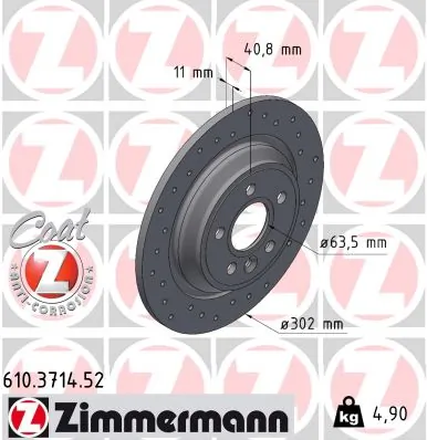 Piduriketas ZIMMERMANN 610.3714.52