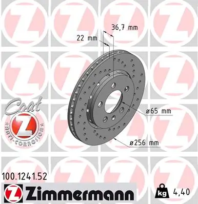 Piduriketas ZIMMERMANN 100.1241.52