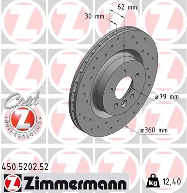 Piduriketas ZIMMERMANN 450.5202.52