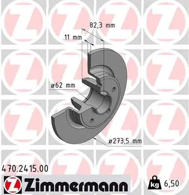 Piduriketas ZIMMERMANN 470.2415.00